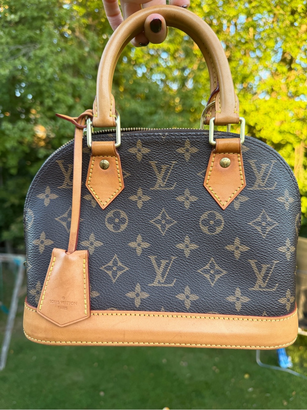 Authentic Louis Vuitton Alma BB monogram